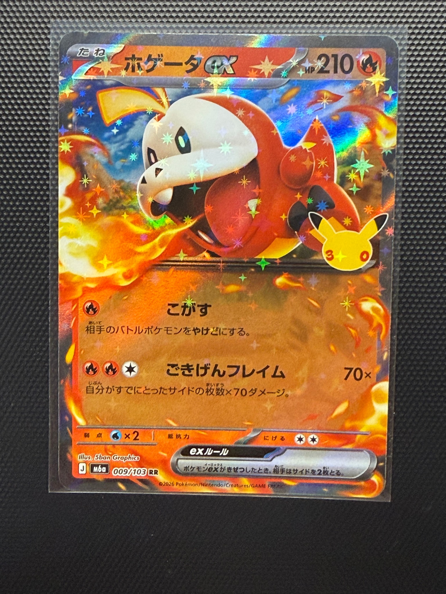 ホゲータex RR [M6a 009/103](拡張パック「30th CELEBRATION」)