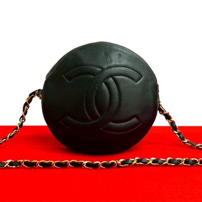 CHANEL シャネル マトラッセ ココマーク ラムスキン ショルダーバッグ ブラック
20034