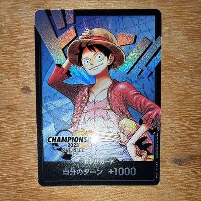 ドン!!カード : モンキー・D・ルフィ (プロモーションカード「チャンピオンシップ2023 ワールドファイナル記念品」)