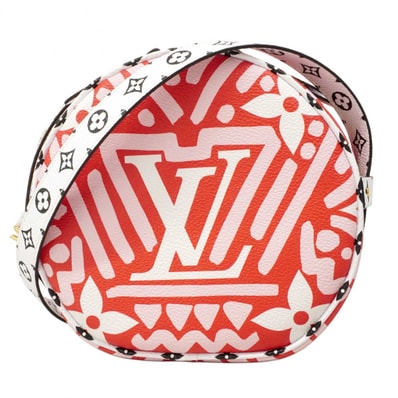 【6dd4652】ルイヴィトン ショルダーバッグ LVクラフティ ボワットシャポースープル M45364 レッド ホワイト【中古】レディース