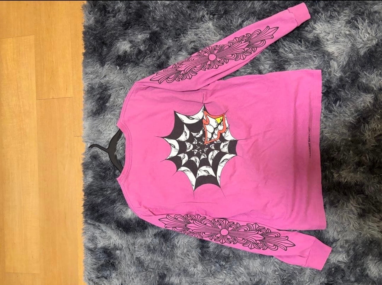 Chrome Hearts Matty Boy Spider Web L/S T-Shirt "Purple"