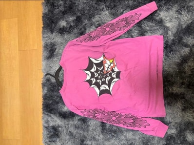 Chrome Hearts Matty Boy Spider Web L/S T-Shirt "Purple"