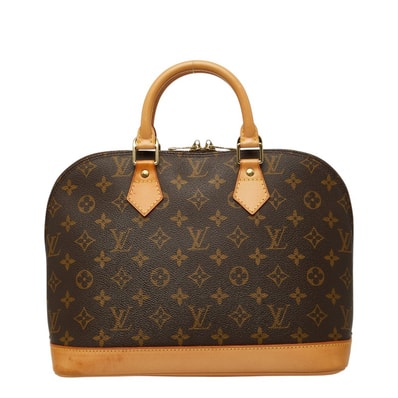 ルイ ヴィトン モノグラム アルマPM ハンドバッグ M51130 ブラウン PVC レザー レディース LOUIS VUITTON 【中古】