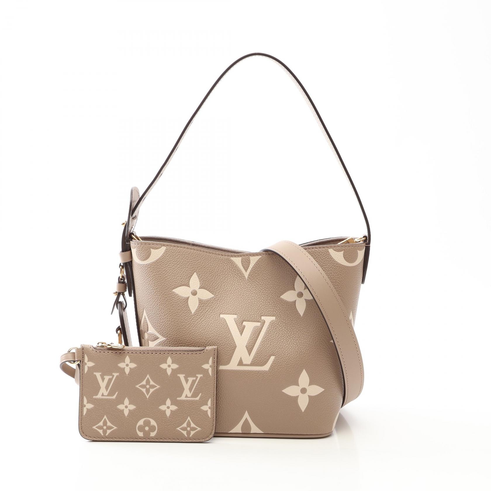 ルイ・ヴィトン LOUIS VUITTON オールインBB バイカラー モノグラムアンプラント トゥルトレール クレーム 2WAY ハンドバッグ バッグ レザー レディース ベージュ系 / アイボリー系 M13045 【中古】