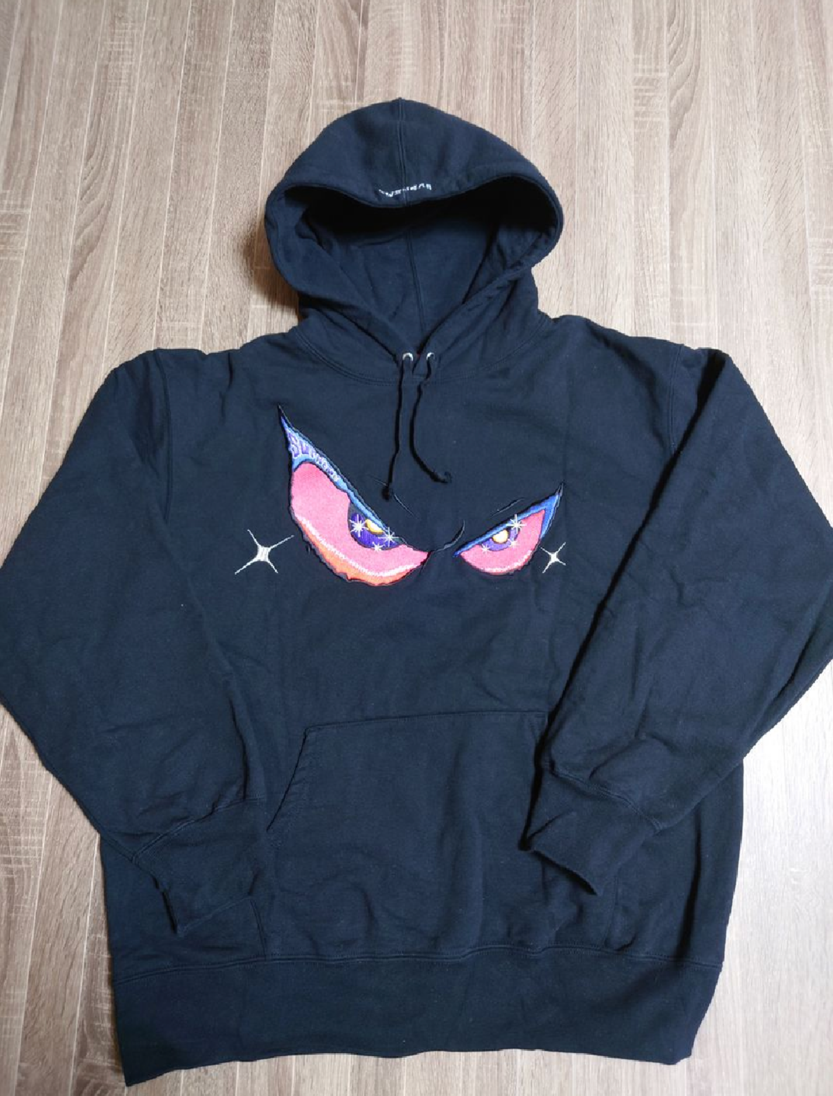 Supreme Eyes Hooded Sweatshirt "Black"