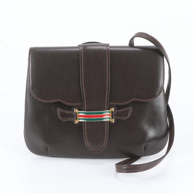 ■美品 グッチ シェリー ラインショルダーバッグ レザー
