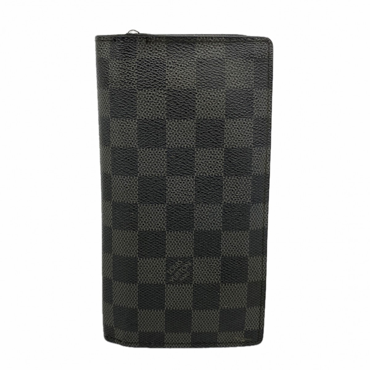 【6dd5235】ルイヴィトン 長財布 ダミエ・グラフィット ポルトフォイユブラザ N62665 ブラック グレー【中古】メンズ