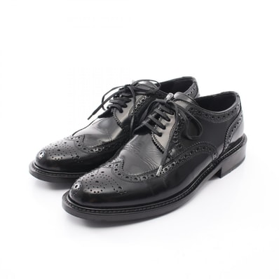 サンローランパリ SAINT LAURENT PARIS ウィングチップレザー ドレスシューズ 靴 レザー レディース ブラック系 【中古】