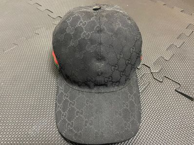 GUCCI Original GG Canvas Baseball Cap "Black"