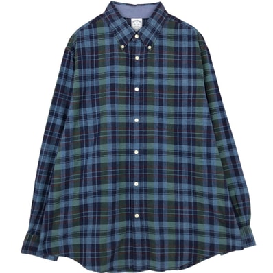 古着 ブルックスブラザーズ Brooks Brothers Est.1818 REGENT 長袖 ボタンダウンチェックシャツ メンズXL相当/eaa676476