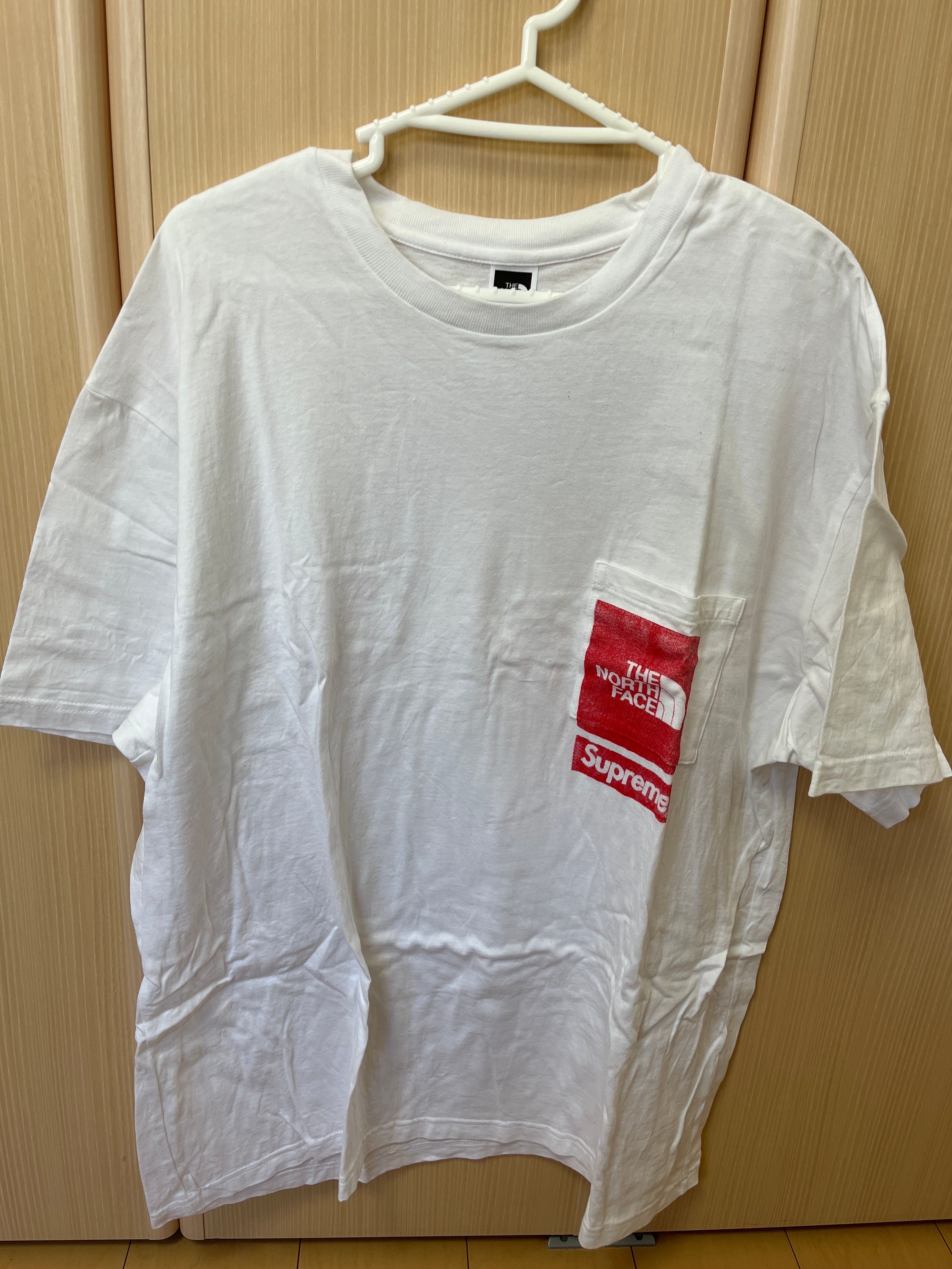 Supreme x The North Face Printed Pocket Tee "White"