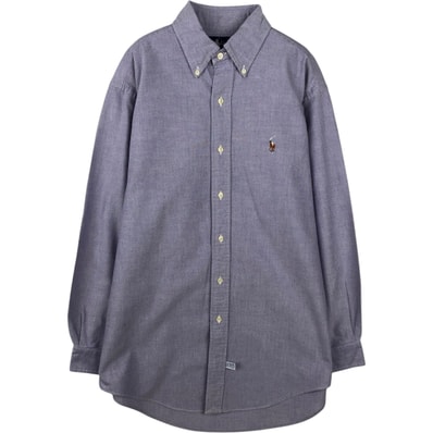 古着 ラルフローレン Ralph Lauren 長袖 ボタンダウンシャツ メンズM相当/eaa641776