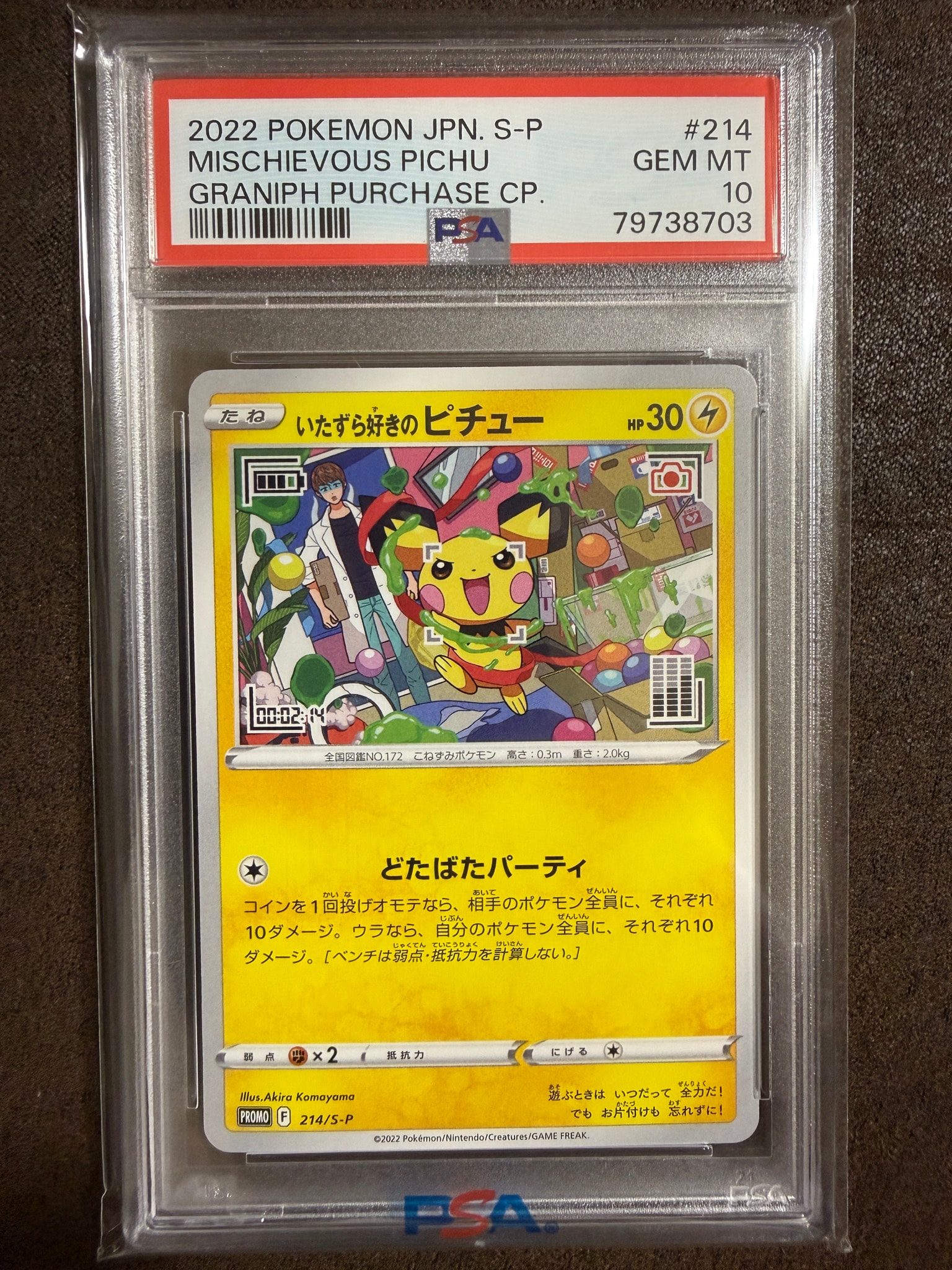 Mischievous Pichu :PROMO[214 S-P](S-P Promotional cards)