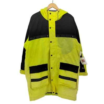 リフレクター 比翼 素材切替 ナイロン 中綿 ジャケット【1133662982328】