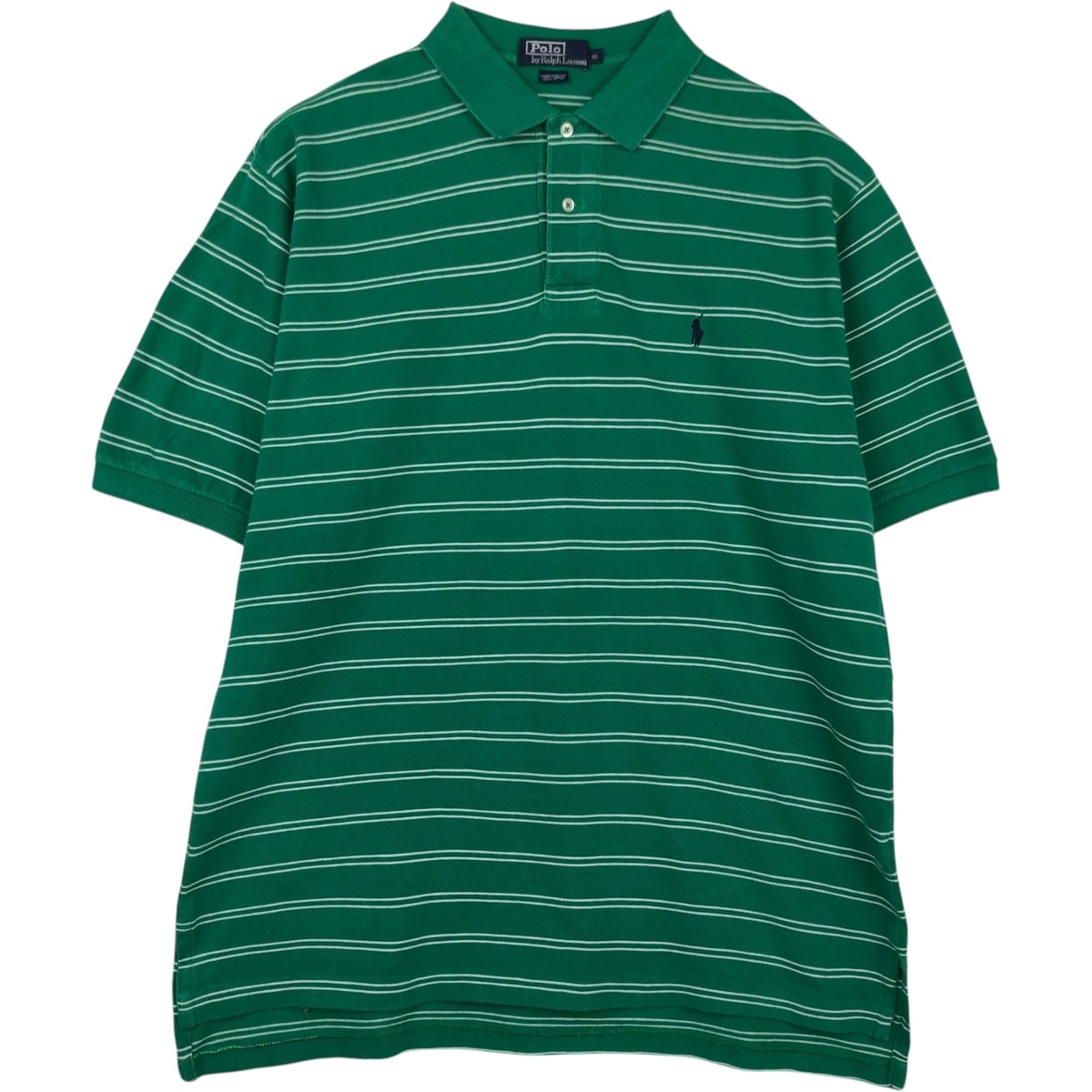 古着 ラルフローレン Ralph Lauren POLO by Ralph Lauren 半袖 ボーダー ポロシャツ メンズXL相当/eaa622714