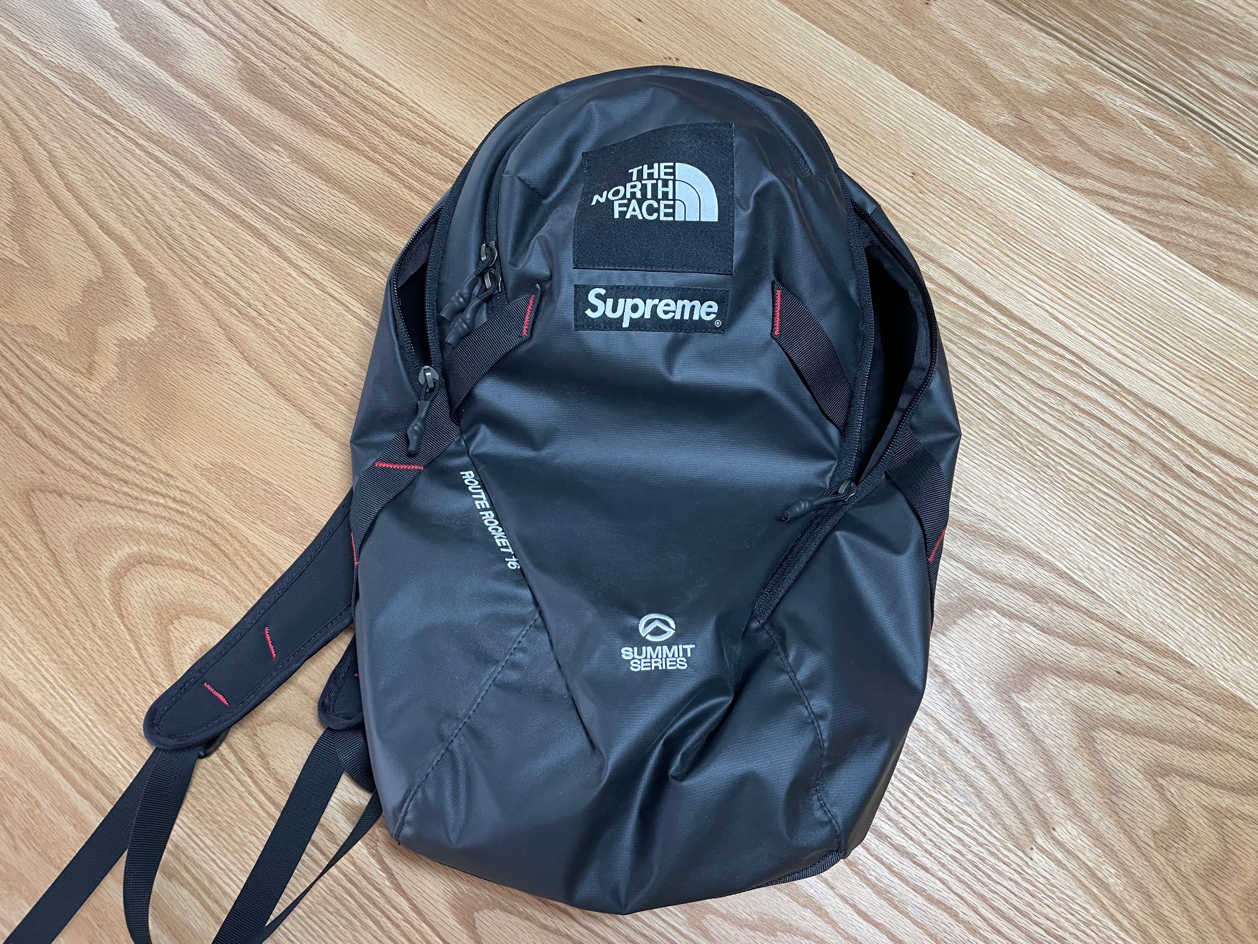 Supreme x The North Face Summit Series Outer Tape Seam Route Rocket Backpack "Black"
