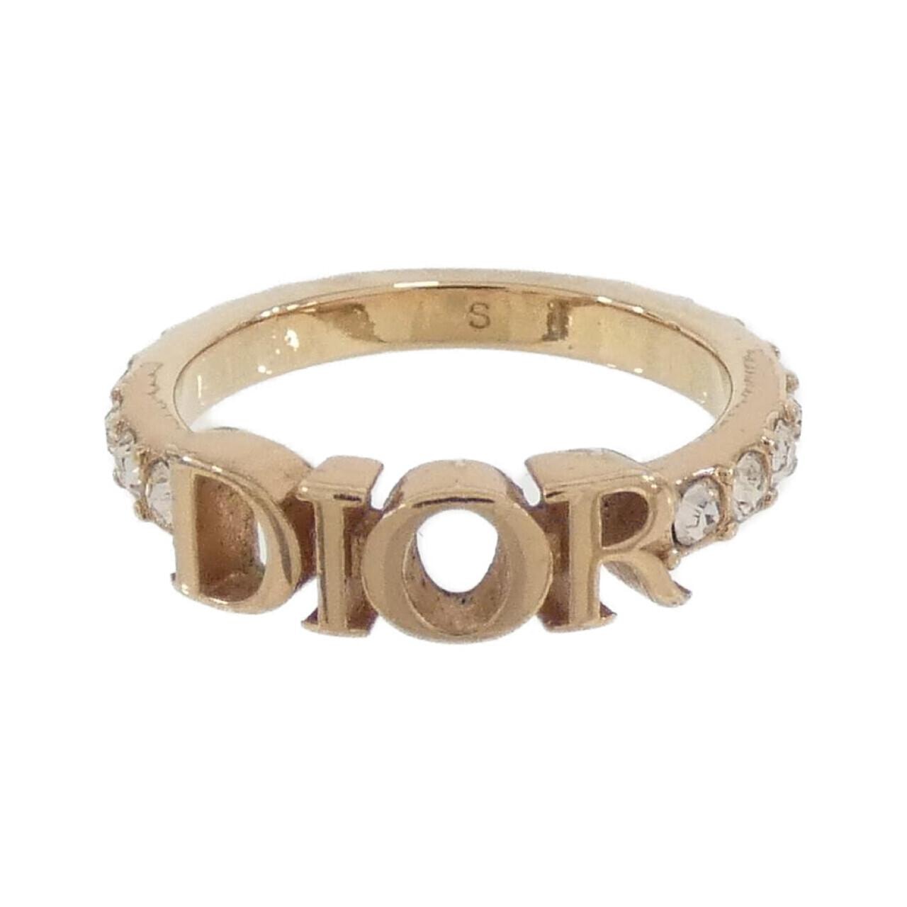 Dior Dio(r)evolution Ring Metal and Crystals "White/Gold"