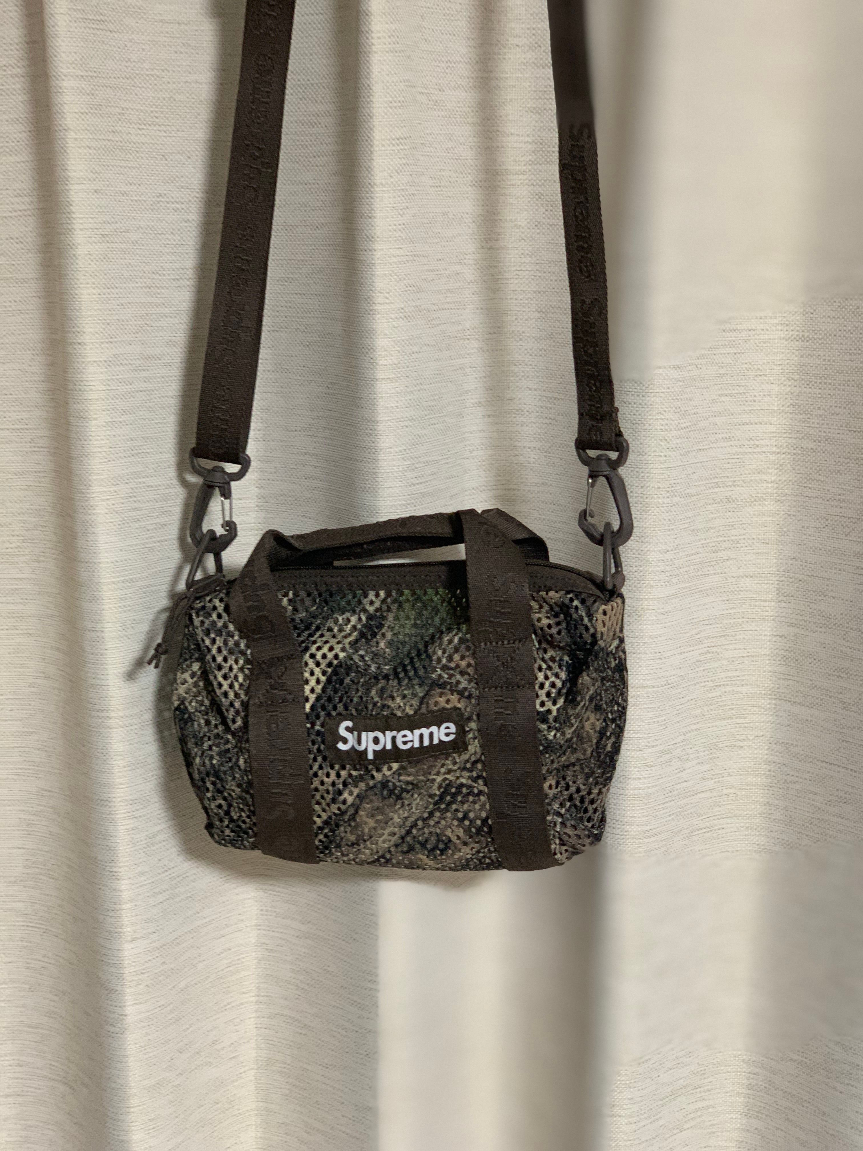 Supreme Mesh Mini Duffle Bag "TrueTimber Kanati Camo" (25SS)