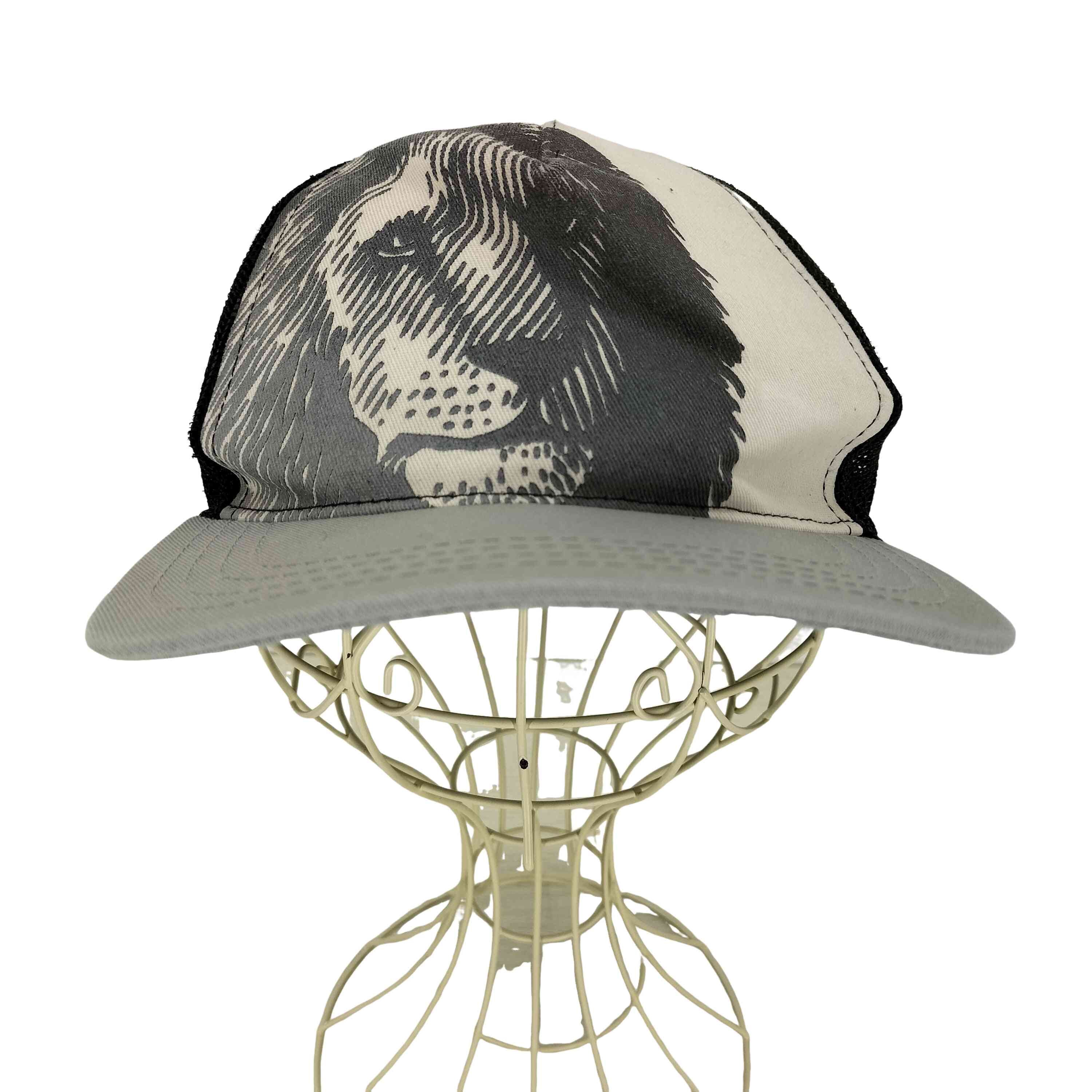 90s USA製 アニマルプリントトラッカーキャップ【1139637106508】