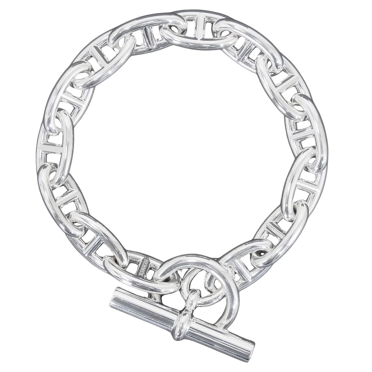 HERMES エルメス ブレスレット シェーヌダンクル GM 14コマ シルバー シルバー925 (SV925 Ag925) 新品