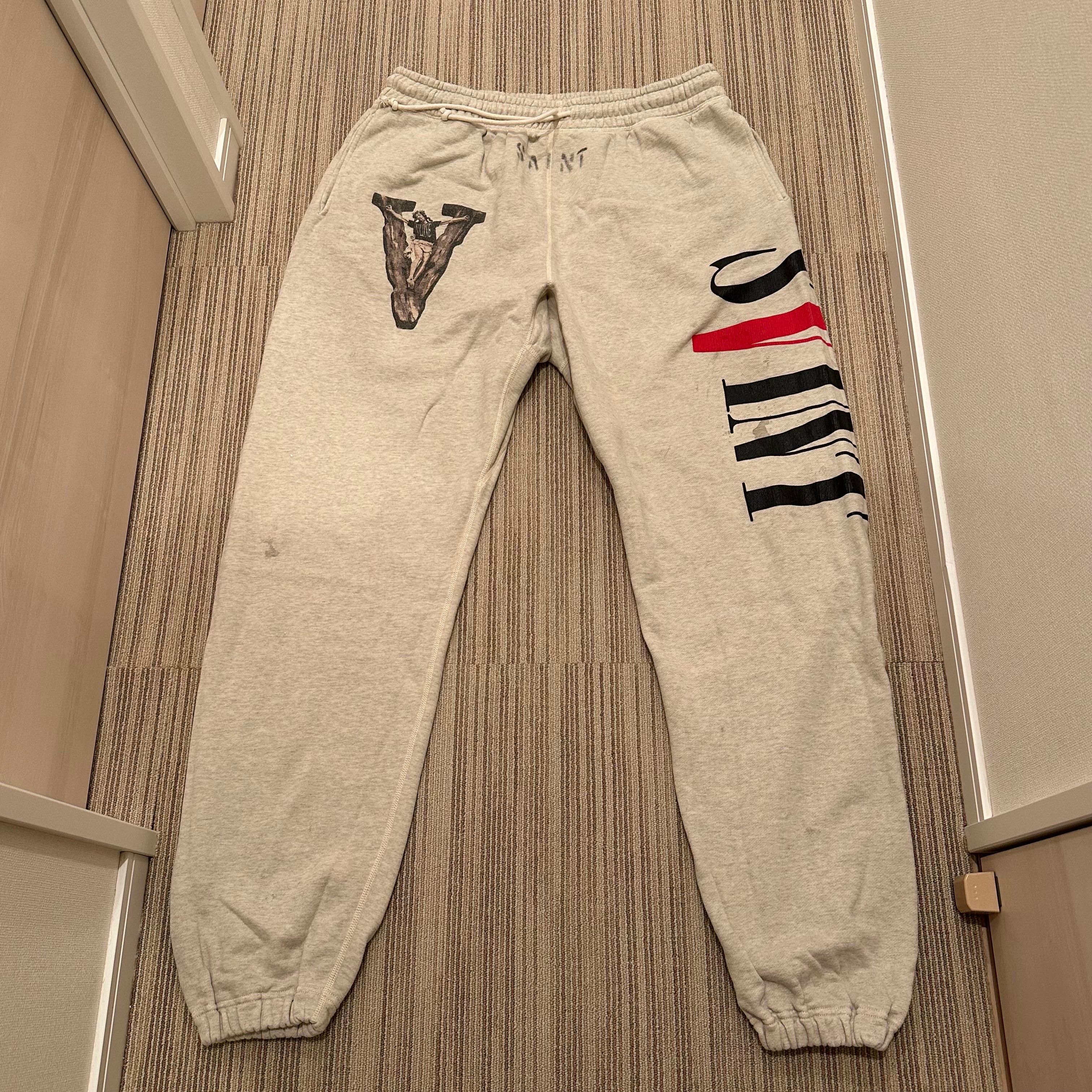 SAINT Mxxxxxx 22SS VLONE SWEAT PANTS "Grey"
