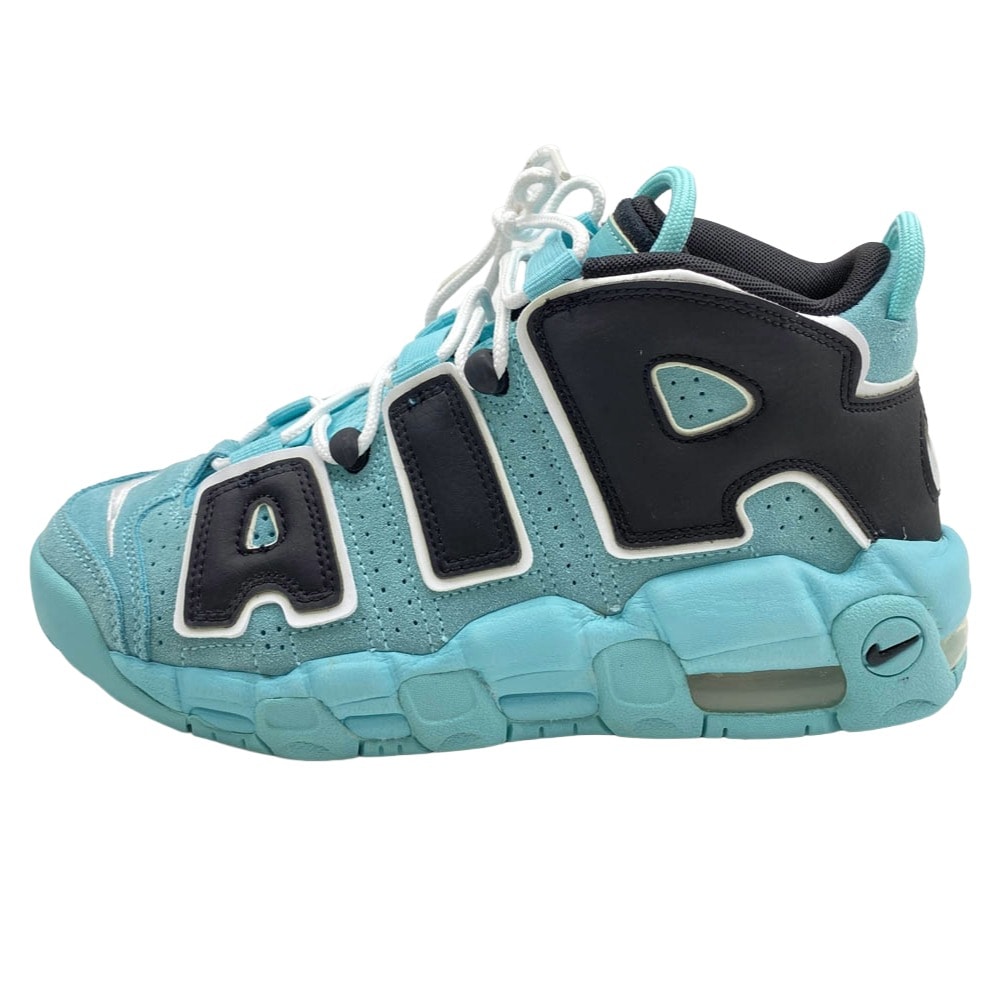 NIKE ナイキ スニーカー 415082-403 AIR MORE UPTEMPO GS エア モア アップテンポ モアテン スニーカー ブルー系 24cm【極上美品】【中古】