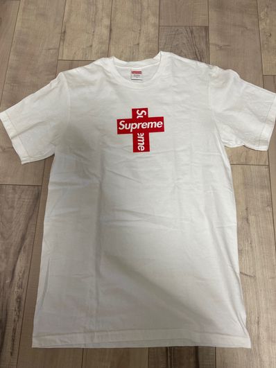 Supreme Cross Box Logo Tee "White"