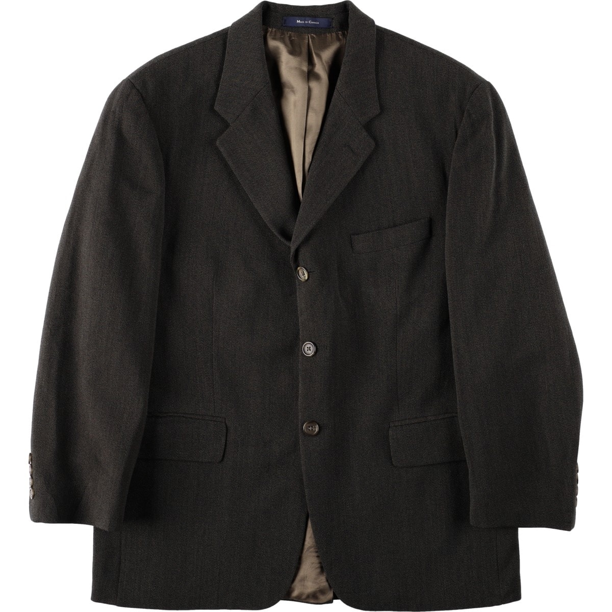 古着 ラルフローレン Ralph Lauren CHAPS チャップス ウールテーラードジャケット カナダ製 メンズL相当/eaa668527
