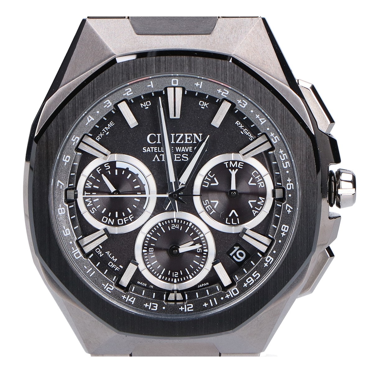 シチズン 美品 CC4104-53E アテッサ アクトライン スペースシップ エコドライブGPS衛星電波