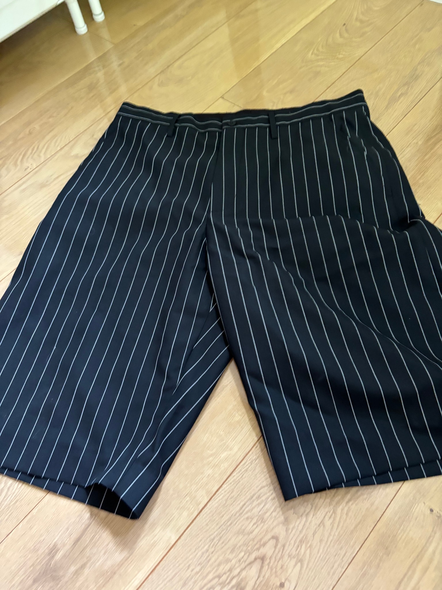 Supreme Pinstripe Wool Trouser Short 