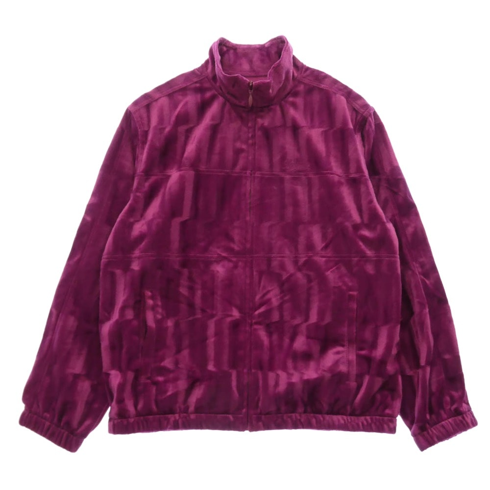 Supreme シュプリーム ジャケット 21AW Velour Track Jacket ベロア トラック ジャケット パープル系 ピンク系 M【新古品】【未使用】【中古】