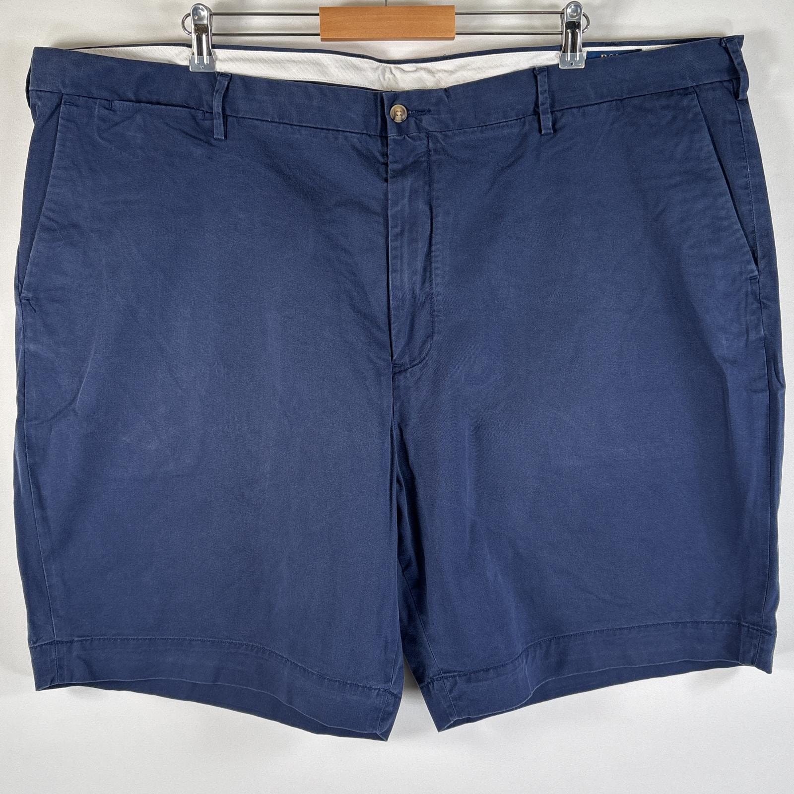 古着 ポロ・ラルフローレン POLO RALPH LAUREN ショートパンツ チノパン ポロチノ 大きいサイズ ワンポイント w50B ネイビー メンズ