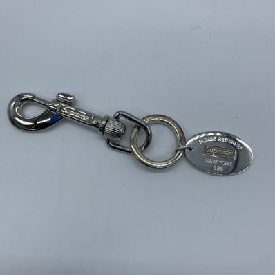 Supreme / Tiffany & Co. Return to Tiffany Oval Tag Keyring "Silver"