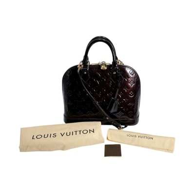 ルイヴィトン LOUIS VUITTON アルマPM M91611 ヴェルニ ハンドバッグ