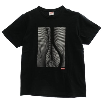 Supreme シュプリーム Tシャツ 22SS DAIDO MORIYAMA TIGHTS TEE 森山大道 プリント クルーネック 半袖 Tシャツ ブラック系 S【中古】