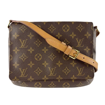 ルイ ヴィトン LOUIS VUITTON ショルダーバッグ モノグラム ミュゼット タンゴ ショート モノグラムキャンバス ブラウン レディース M51257【中古】 z9548