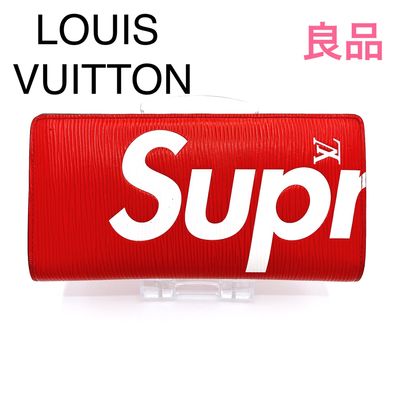 Louis Vuitton x Supreme Portefeuille Brazza "Red"