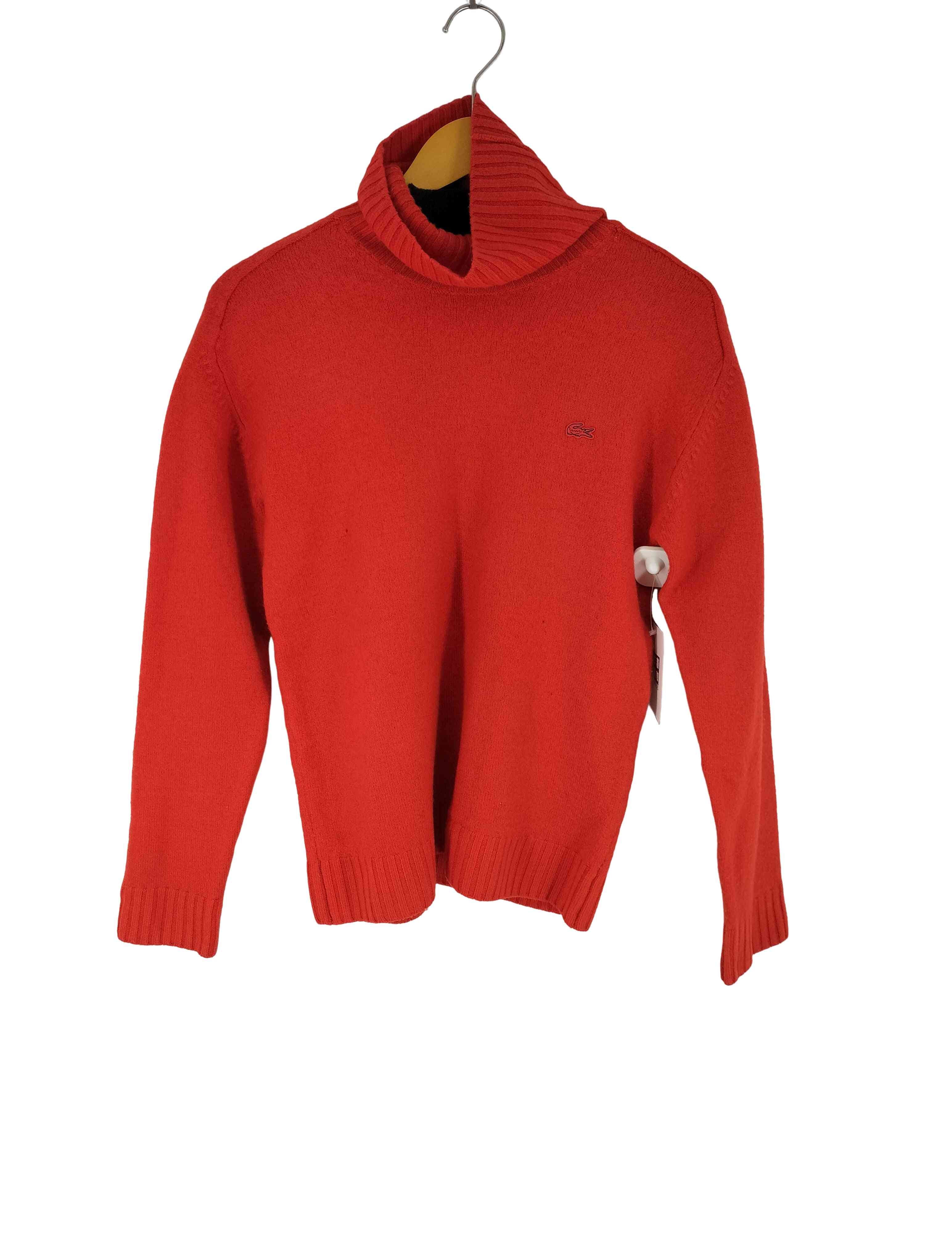 ロゴ刺繍 タートルネックセーター【1142401220652】