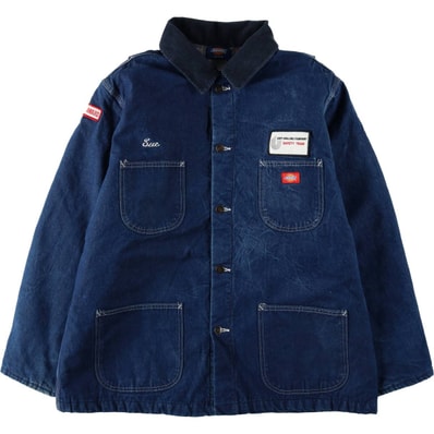 古着 ディッキーズ Dickies デニムカバーオール メンズXL相当/eaa636096