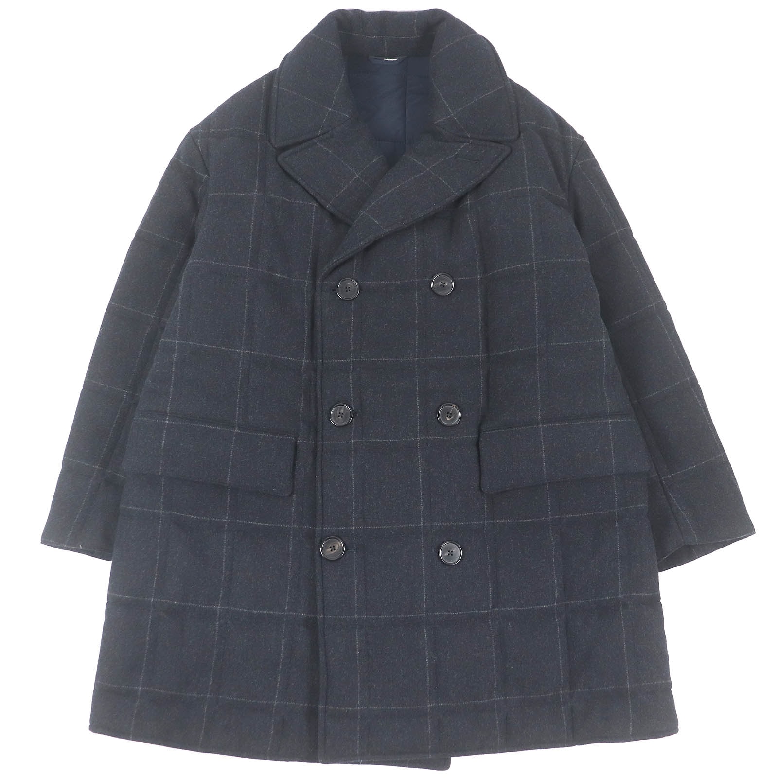 極美品 エルメス
 コート ダークグレー メンズ 50