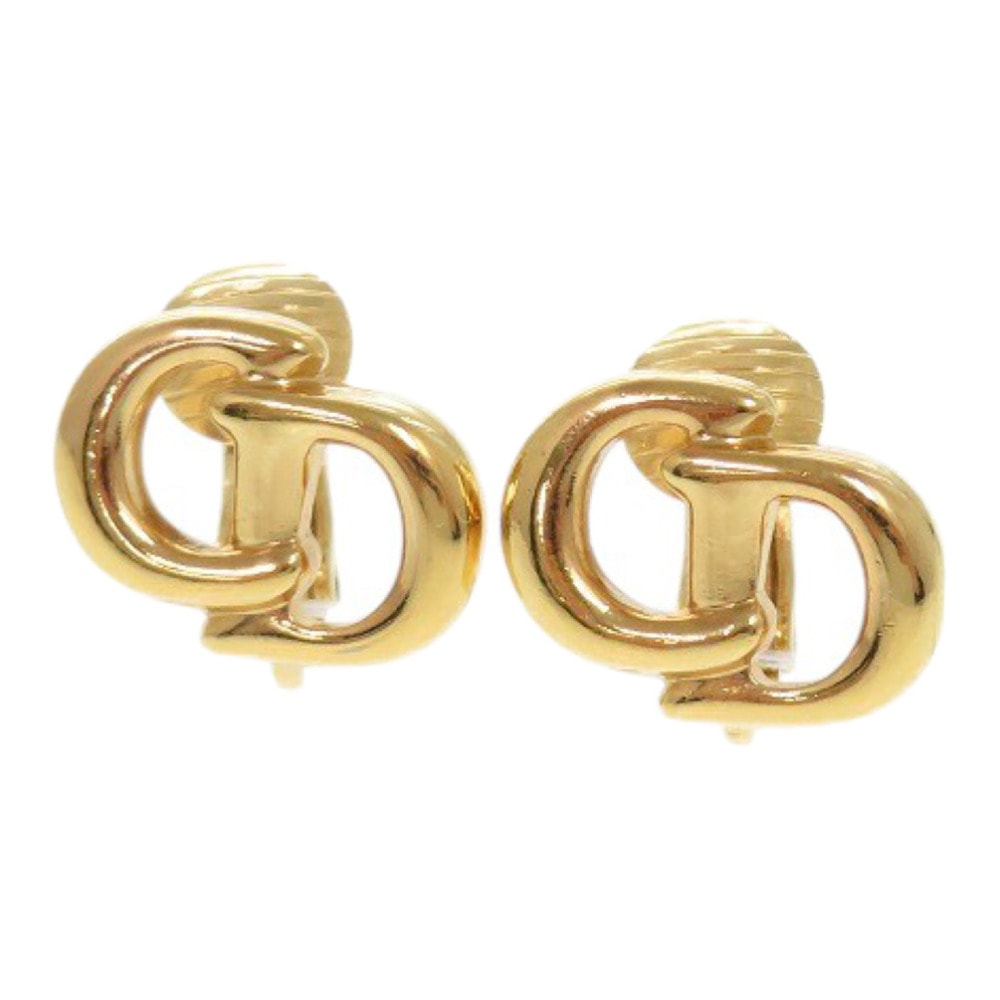 ディオール    CD メタル  ゴールド   イヤリング