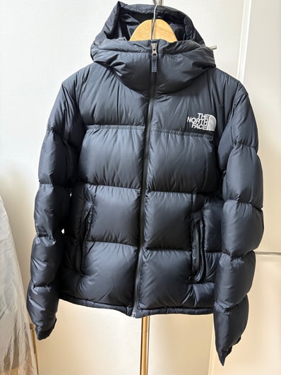 The North Face Nuptse Hoodie "Black"