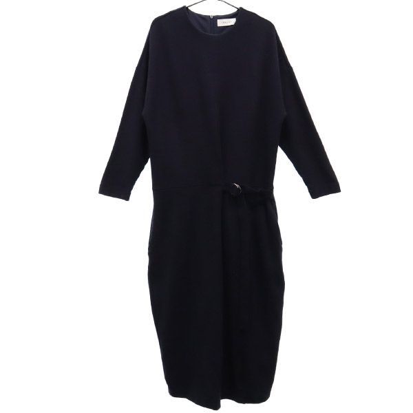 Adam et Rope' 長袖 ロングワンピース