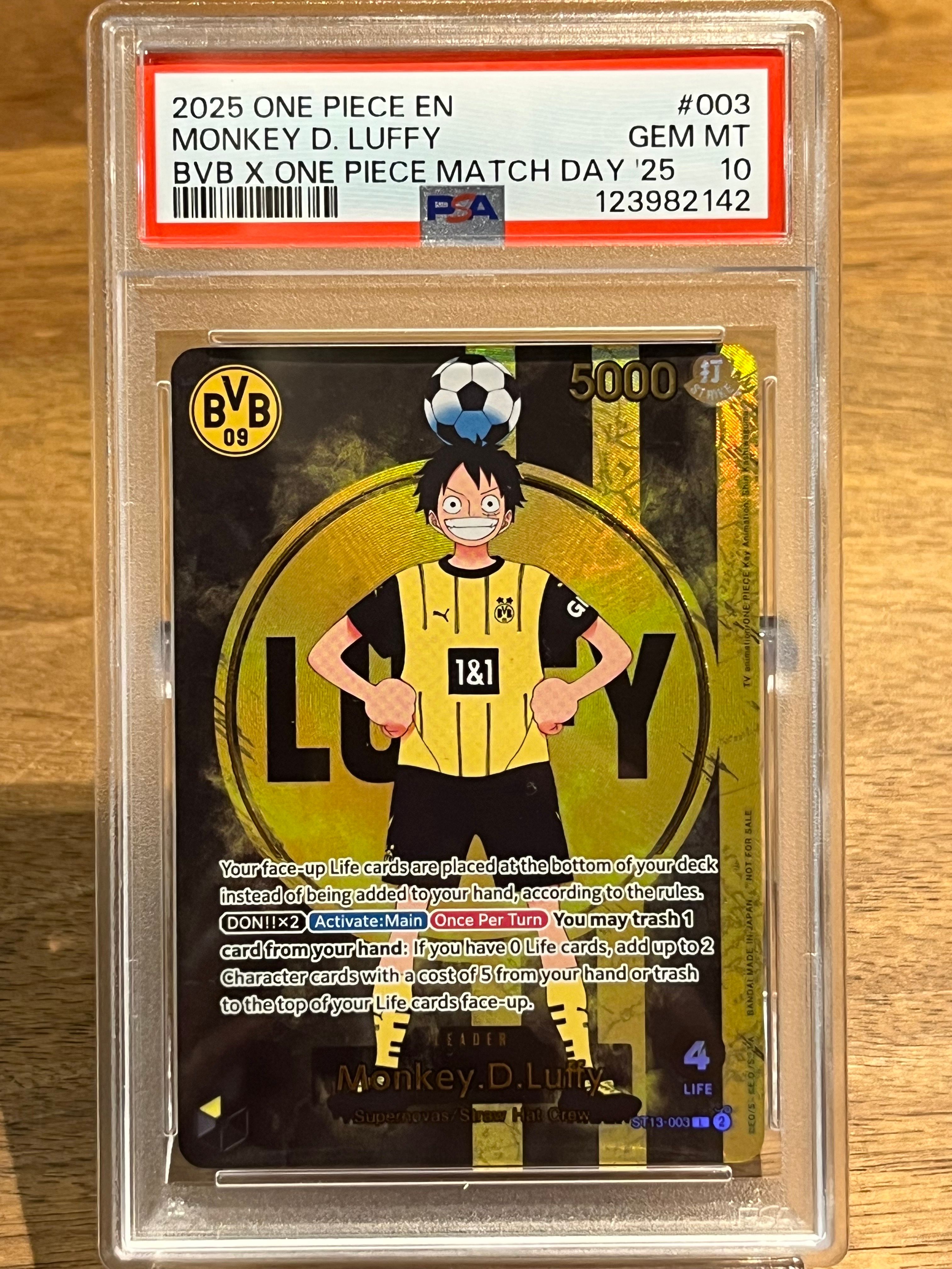 モンキー・D・ルフィ L [ST13-003]【英語版】(プロモーションカード「ボルシアドルトムント × ONE PIECE マッチデー 2025」)