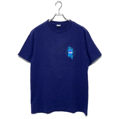 STUSSY CUSTOMADE BURNZOMATIC TEE Navy