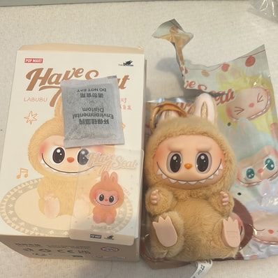POP MART THE MONSTERS (LABUBU) Have a Seat Plush Series BABA
