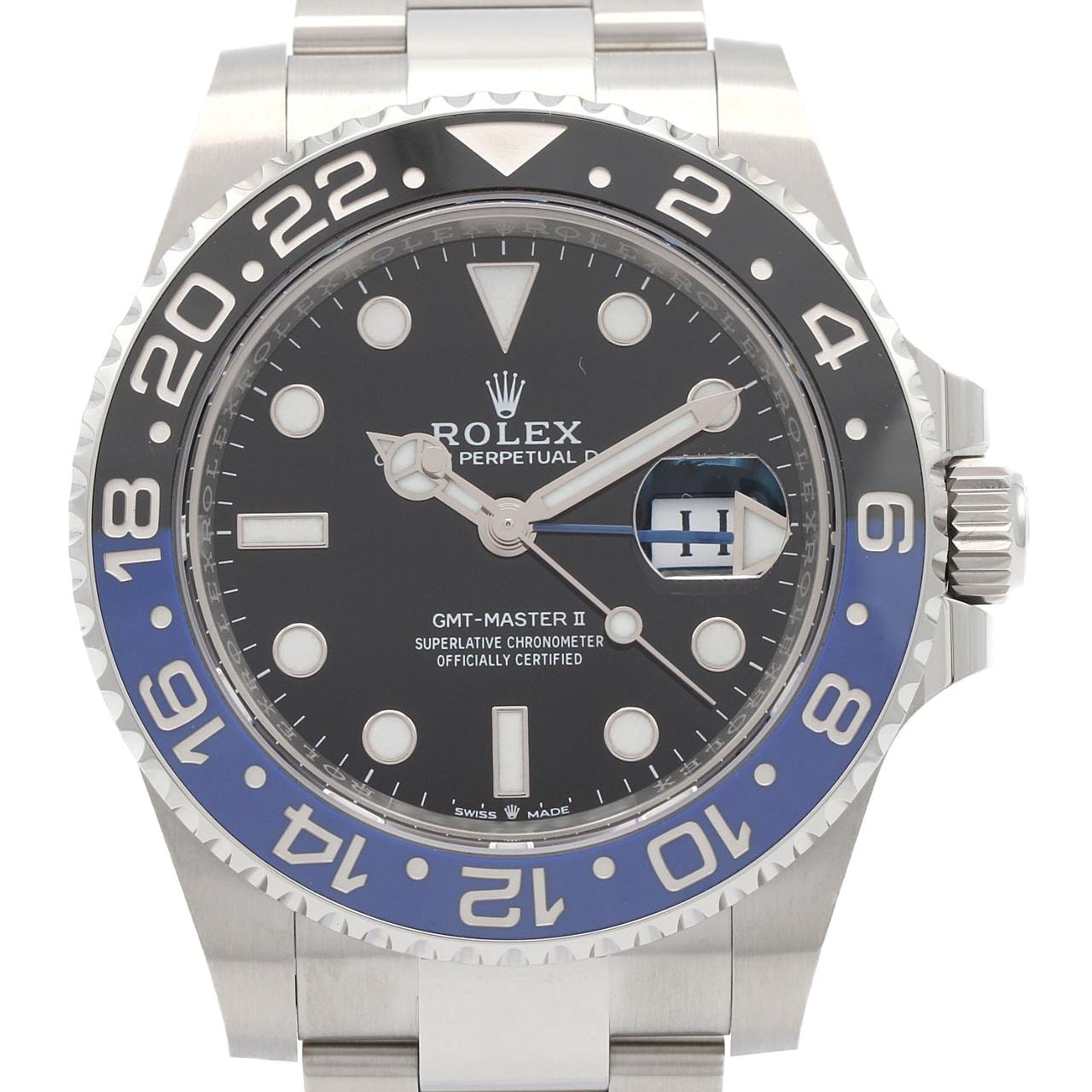ロレックス GMTマスターII 126710BLNR・3 SS 自動巻 ランダム番