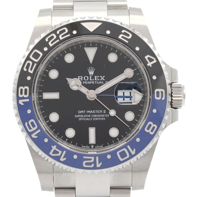ロレックス GMTマスターII 126710BLNR・3 SS 自動巻 ランダム番
