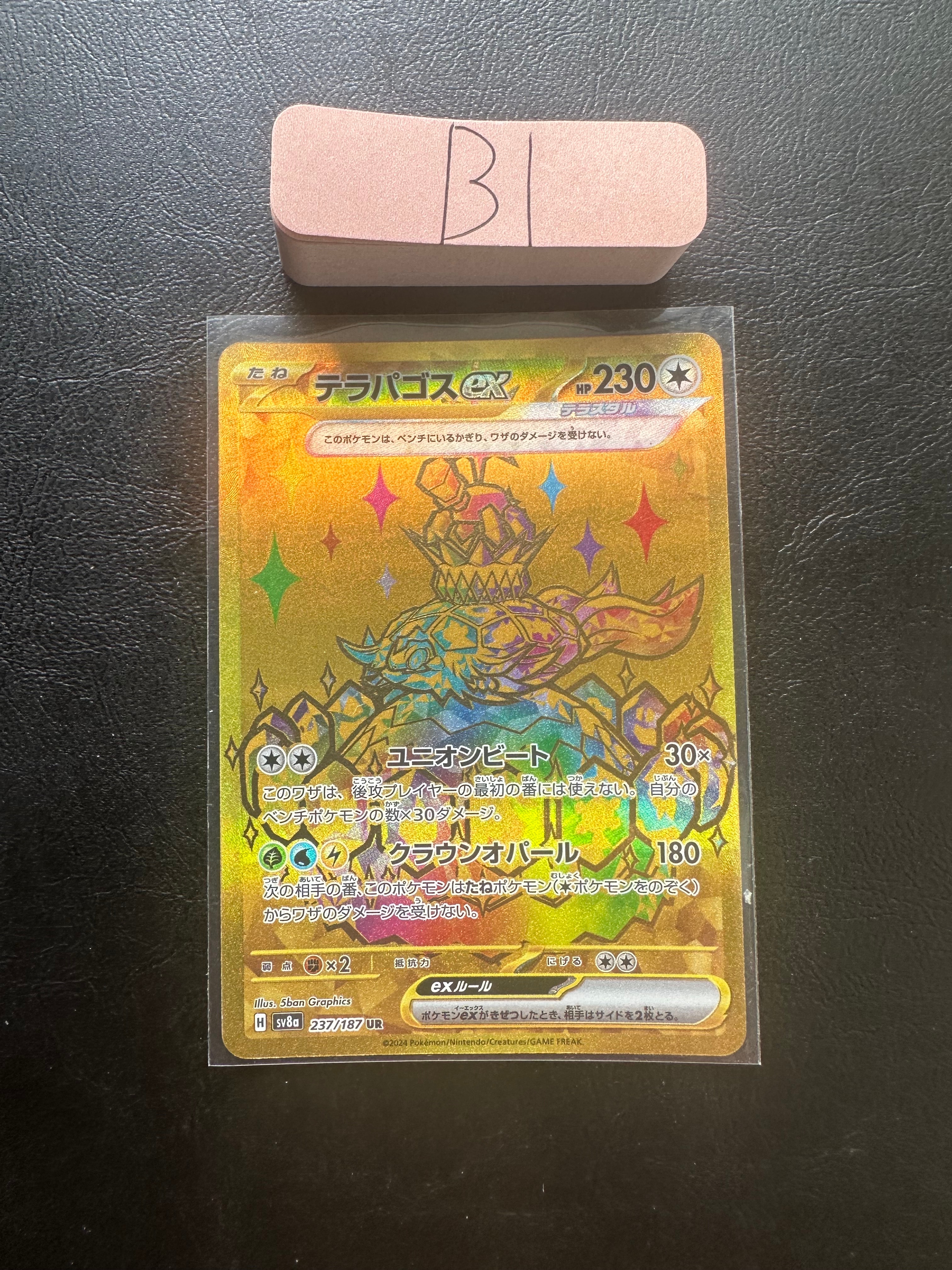 テラパゴスex UR [SV8a 237/187](ハイクラスパック「テラスタルフェス