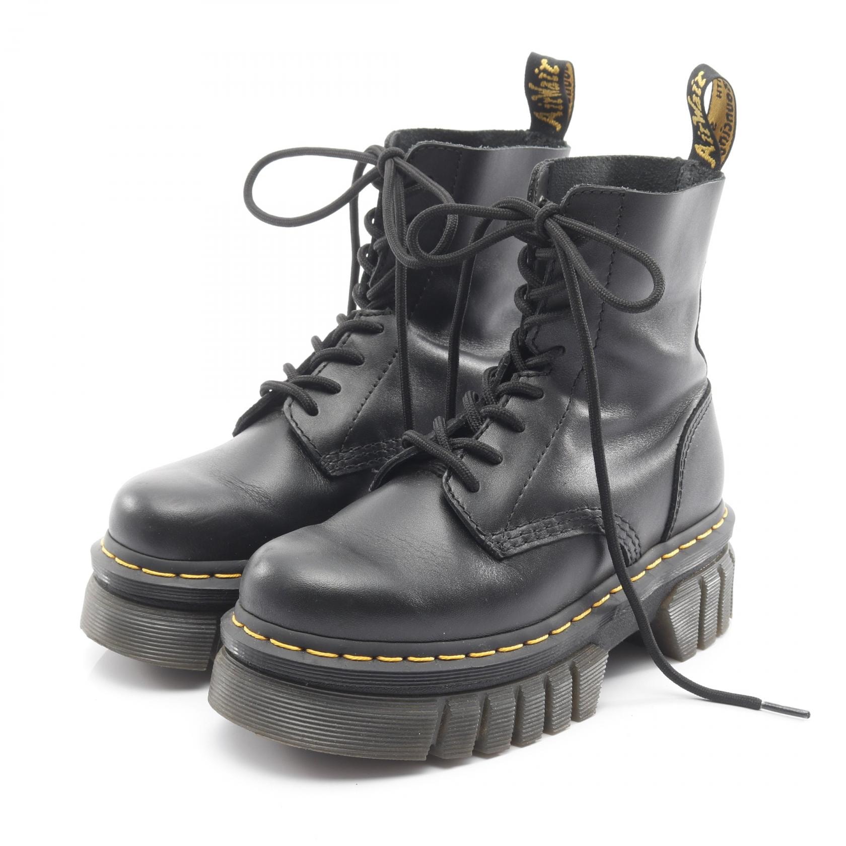 ドクターマーチン Dr.Martens AUDRICK 8EYE BOOT ブーツ 靴 レザー レディース ブラック系 【中古】